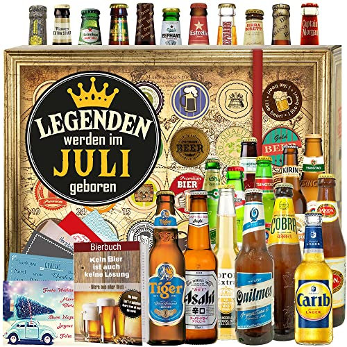 Legenden Juli - Biere der Welt 24x - Juli Geschenk - Weihnacht Kalender Bier 2024 2025