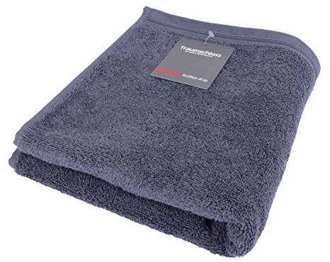 Traumschloss Handtuch »Frottier-Line« 100% Baumwolle | 500g/m² | flauschig weich | dunkelgrau | 50x100cm
