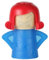 Angry Mama Nettoyant pour micro-ondes, nettoyeur à vapeur pour four à micro-ondes, lave-vapeur Angry Mom nettoyant facilement les taches de crud en quelques minutes avec du vinaigre et de l'eau (Blue)