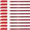 Schneider Vizz - Penna a sfera per scrittura facile e veloce, colore scrittura: rosso, tratto M (10 pezzi)