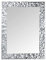 MO.WA Spiegel Wandspiegel Rechteckig Silber 72x95 Rechteckiger Spiegel Blattsilber Holzrahmen Hängender Spiegel Dekospiegel Modern