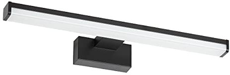 Oktaplex lighting LED Spiegelleuchte Wandmontage schwarz 40cm 4000K Neutralweiß 8W 570lm Bad Spiegellampe