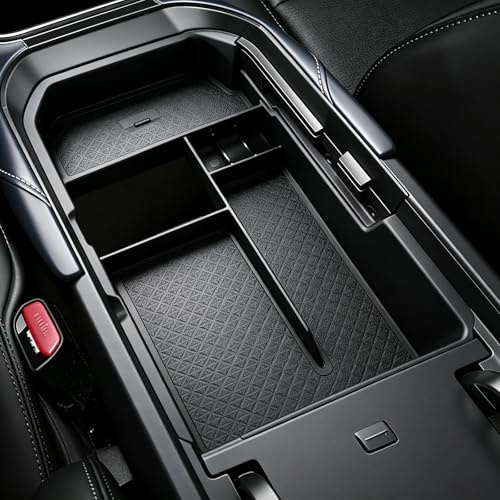 Autorder Center Console Organizer for Mazda CX-30 CX30 2020 2021 2022 2023 2024 Accessories Armrest Storage Box Secondary Insert Tray with Black Anti-slip Mat