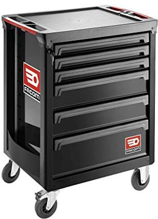 Facom ROLL.6NM3A Rollwagen mit 6 Schubladen, Schwarz