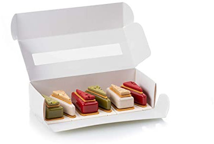 Silikomart Silikonformen für Cake to Go Kit 45 Silikonformen und Ausstecher aus Kunststoff - Professionelles Zubehör für Küche und Gebäck - Einzelportionsformen für Kuchen Ofen
