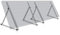 Zelsius Universal Solarmodul Halterung Set mit verstellbarem Winkel von 0 bis 90° | 104 x 3 x 3-104 cm | Panelhalterung, Aluminium Montageset für zwei Panele | Befestigungsset, Solarmodulbefestigung