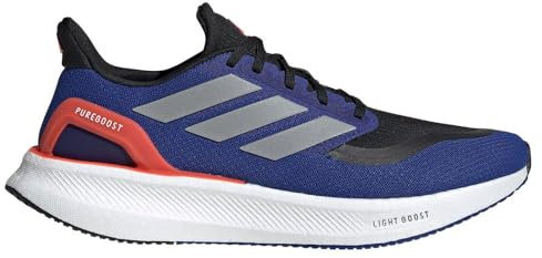 adidas Herren Pureboost 5 Laufschuhe Neutralschuh Royblu/Silvmt/Solred - Dunkelblau 44 2/3