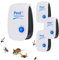 Ultrasonic Pest Repeller, 4 PCS Ants Repellent, Mosquito Repellent plug in, Efficient Against Mice Rat Mosquitoes Spider Cockroach Moths Ants Etc