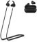 Anti-Lost Strap for Beats Solo Buds, Earbuds Holder Sweat-proof Earphone Neck Rope Cord Soft Silicone Special Anti-Slip Design Sports Earplug Lanyard Headphone Skin Accessories (Black)