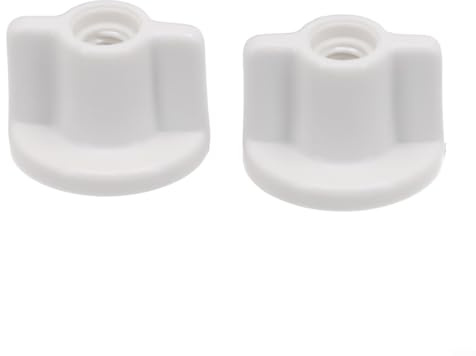 Uwithdanceme Ersatzmutter für WC-Sitz, 2,5 cm, für 6 mm Schrauben für Toilettendeckel-Zubehör, 2 Stück