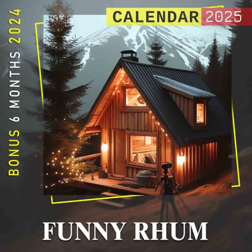 Funny Rhum 2025: 18 Months of Spirited Humor July 2024 to December 2025 Organize with a Large-Sized Highlighting Witty Rum Sayings Ideal Gifts