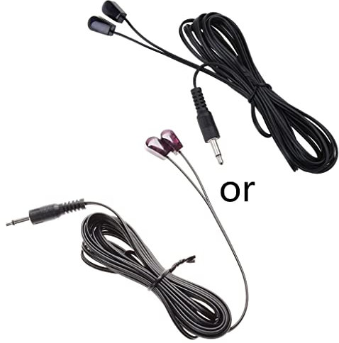 XAGMODSHN 3.5mm Dual IR Infrared Remote Control Receiver Extension Cable Extender for TV Set IR Receiver Extender Repeater System