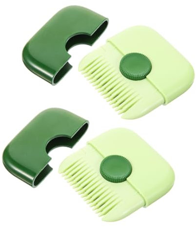 Beaupretty 1 Jeu Tondeuse À Cheveux Coupe Frange Tondeuse Manuelle Tondeuse À Fourche Peigne À Lisser Ionique Peigne De Coupe De Cheveux Dissolvant De Pointes Fourchues Plastique 2 Pièces