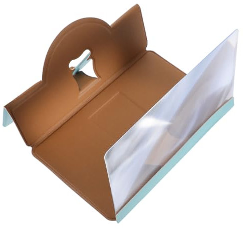 UKCOCO Handy-bildschirmvergrößerer Telefon-bildschirmlupe Praktischer Handyständer Für Smartphone-Display Langlebiger Telefon- Kompakt Für Filmbetrachtung Und Gaming