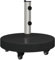 vidaXL Base para sombrilla con Ruedas de para Postes de Ø38/48mm, en Granito Negro, de 30kg. Soporte Redondo para sombrillas al Aire Libre con Ruedas bloqueables, Ideal para Jardines y Patios. Es la