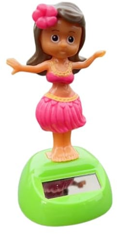Dashboard Deko - Tanzende Hawaii-Mädchen Figuren für das Armaturenbrett | Witziges Auto Accessoires Deko Für Fenster Schreibtisch Wohnung Home Office