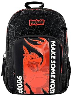 CYPBRANDS, Unisex-Rucksack für Kinder, Schwarz, Größe M