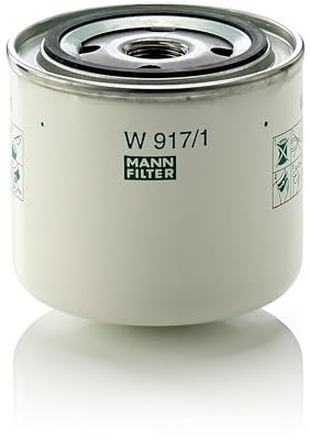 MANN-FILTER W 917/1 Oil Filter - for Cars + Transporters | For Passenger Cars, Highest Filtration Performance, Engine Protection, High Quality Sealing, True OE Engineering