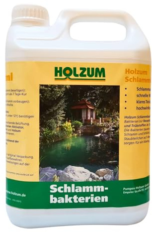 Holzum Schlammbakterien 2,5l/2,4 kg für 50.000 Liter Teichwasser