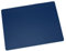 Läufer 32605 Matton Schreibtischunterlage 40x60 cm, blau, rutschfeste Schreibunterlage für besonders hohen Schreibkomfort, elegantes Zubehör für Schreibtisch, samtige Unterseite