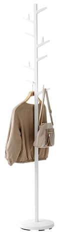 YAMAZAKI Branch Garderobe, Stahl, Weiß, One Size