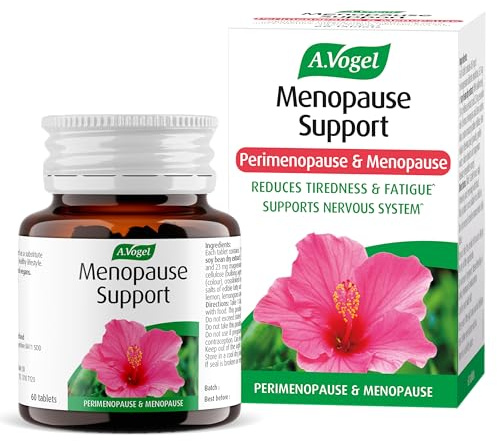 A.Vogel Menopause Support | Menopause Supplement | Support for Perimenopause & Menopause Symptoms | Soy Isoflavones, Magnesium & Hibiscus | 60 Tablets