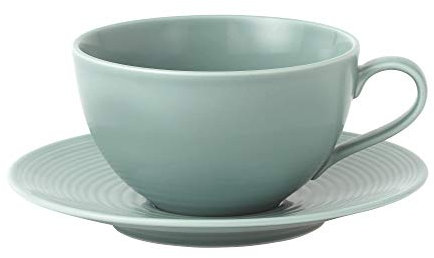 Royal Doulton Gordon Ramsay Maze Teal Frühstück Tasse und Untertasse 500ml