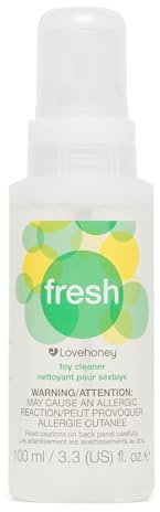 Lovehoney Fresh Toy Cleaner Spray - Water Based Hygienic Liquid - 3.4 fl oz