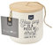 Burgon & Ball Enamel and Wood Jute Twine Dispenser, 120 Meters Length, Stone