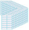 Etiquetas de Nombre Etiqueta de Carpeta Etiquetas Adhesivas de Sobre Etiquetas de Precio Etiqueta Rectangular Blanca de Vaso Botella, 13 x 38 mm, Paquete de 336