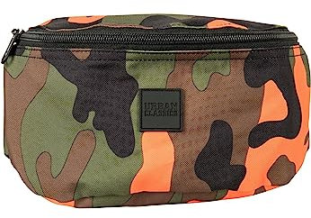 Urban Classics Camo Hip Bag Umhängetasche, 24 cm, Orange Camo