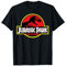 Jurassic Park Classic Red And Yellow T-Rex Logo T-Shirt