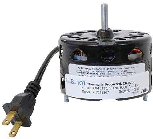 Kitchen Basics 101 3.3 Inch Diameter Vent Fan Motor Direct Replacement For Nutone Broan
