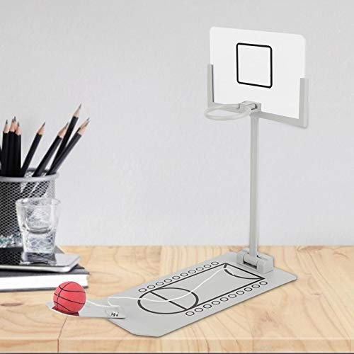Raguso Basketball Hoop Dekoration Miniatur Basketball Desktop Ornament Finger Basketball Game Tisch Toy Dekoration für Basketball Fans