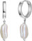 Glanzstücke München Damen Creolen aus 925/- Sterling Silber mit Perle