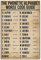 BCTS Phonetic Alphabet Morse Code Pilot Poster Funny Decor Metallschild 30,5 x 40,6 cm