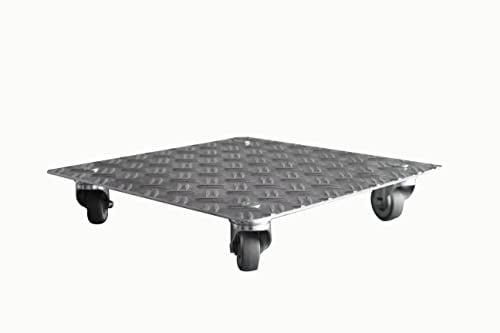Transportroller Möbelroller Rollbrett Transportwagen bis 280kg AluGrip-T280 (AluRiffel3,5/5-300x500mm)