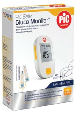 Pic Safe Gluco Monitor Dispositivo per la misurazione della Glicemia