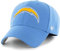 '47 NFL Los Angeles Chargers MVP Unisex-Baseballkappe, Verstellbarer Klettverschluss, Einheitsgröße, Team Logo, Farbe Raz Blau