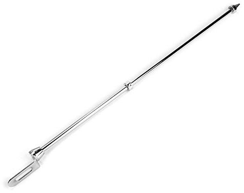 Tbest Motorrad Fahnenmast, Universal Motorrad Auto Fahnenmast Rücksitz Gep?cktr?ger Halterung Fahnenmast Zubeh?r(Galvanisiertes Silber)