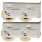VILLFUL 2pcs Door Roller Patio Door Slider Wheels Sliding Door Replacement Screen Door Wheels Door Replacement Parts Patio Door Wheels Sliding Door Wheels Door Pulley Copper Window