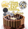 Tortendeko 65 Geburtstag Schwarz Gold Kuchen Topper Cake Topper 65 Kuchendeko Geburtstag Happy 65 Birthday Kuchen Deko 65 Geburtstag Männer Tortendeko 65 Geburtstag Frau 65. Geburtstag Kuchen Deko