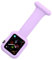 Apple Watch Straps Nurses Fob, for Nurses Doctors Healthcare Paramedics Brooch, Silicone Pin Fob, 2 in 1 Infection Control Design compactible with iwatch Series 7, 6, SE,5,4,3,2,1 (42/44/45mm) Lilac
