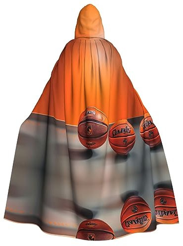 Basketball Orange Ultimativer Vampirumhang für Halloween, eine wesentliche Ergänzung für jede Dame Verkleiden und Rolle, Basketball Orange, Einheitsgröße, Basketball, Orange, Einheitsgr��e
