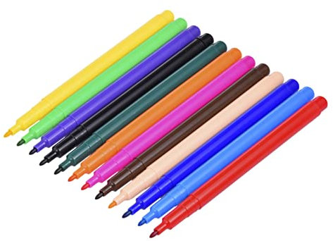 12 Stück Lebensmittelfarbe Stift, Lebensmittelfarbe Stifte Backen Schreiben Essbarer Stift Für Kuchen, Fondant, Kekse, Ostereier