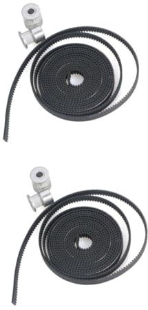 ULTECHNOVO Zahnriemenscheibe 4 Stück Rolle Zubehör Zahnriemen Riemenscheibe Gt2 Gürtel Öffnen D Printer Timing Belt