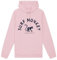 Surf Monkey Hoodie - Felpa ecologica con cappuccio da uomo/donna in cotone biologico Gots, Rosa, S