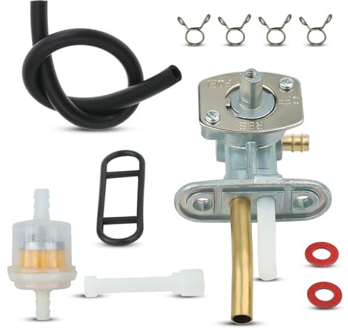 Mtanlo Essence Robinet de Réservoir Robinet Marche,pour arctic cat 250 TTR90 TTR125 TTR225 TTR230 TTR250 YFB250 YFM200 YFM225 YFM250 YFM350 YFM400 YFM600,Commutateur de réservoir de carburant Vavle