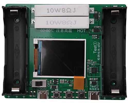 Bordhap 18650 Lithium Battery Capacity Internal Resistance Tester Module LCD Digital Display Capacity Tester Module