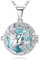 CELESTIA Collier Bola de Grossesse Colibri Pendentif Bola Grossesse Plaqué Argent Collier de Grossesse Femme Enceinte Bijoux Cadeau Grossesse Future Maman